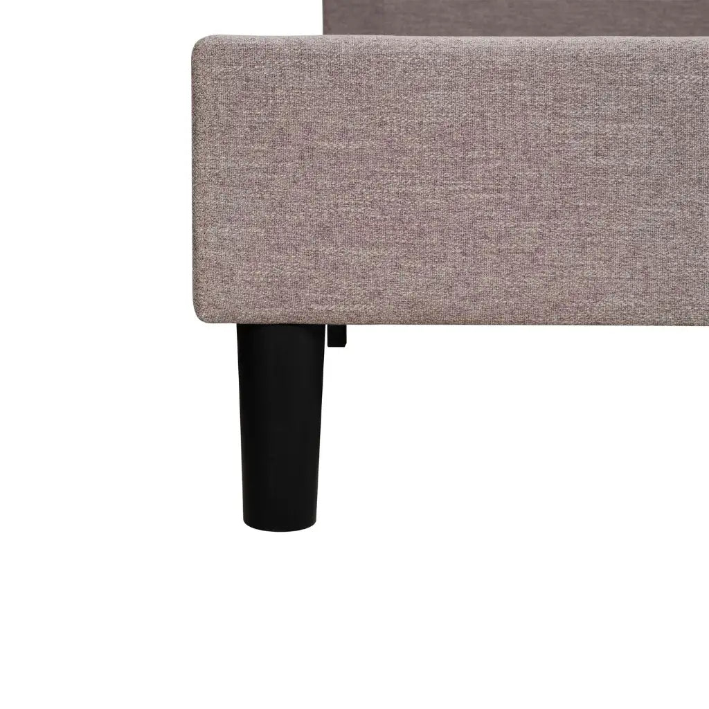 Sia : Le Lit Plateforme au Design Split-Back Gris