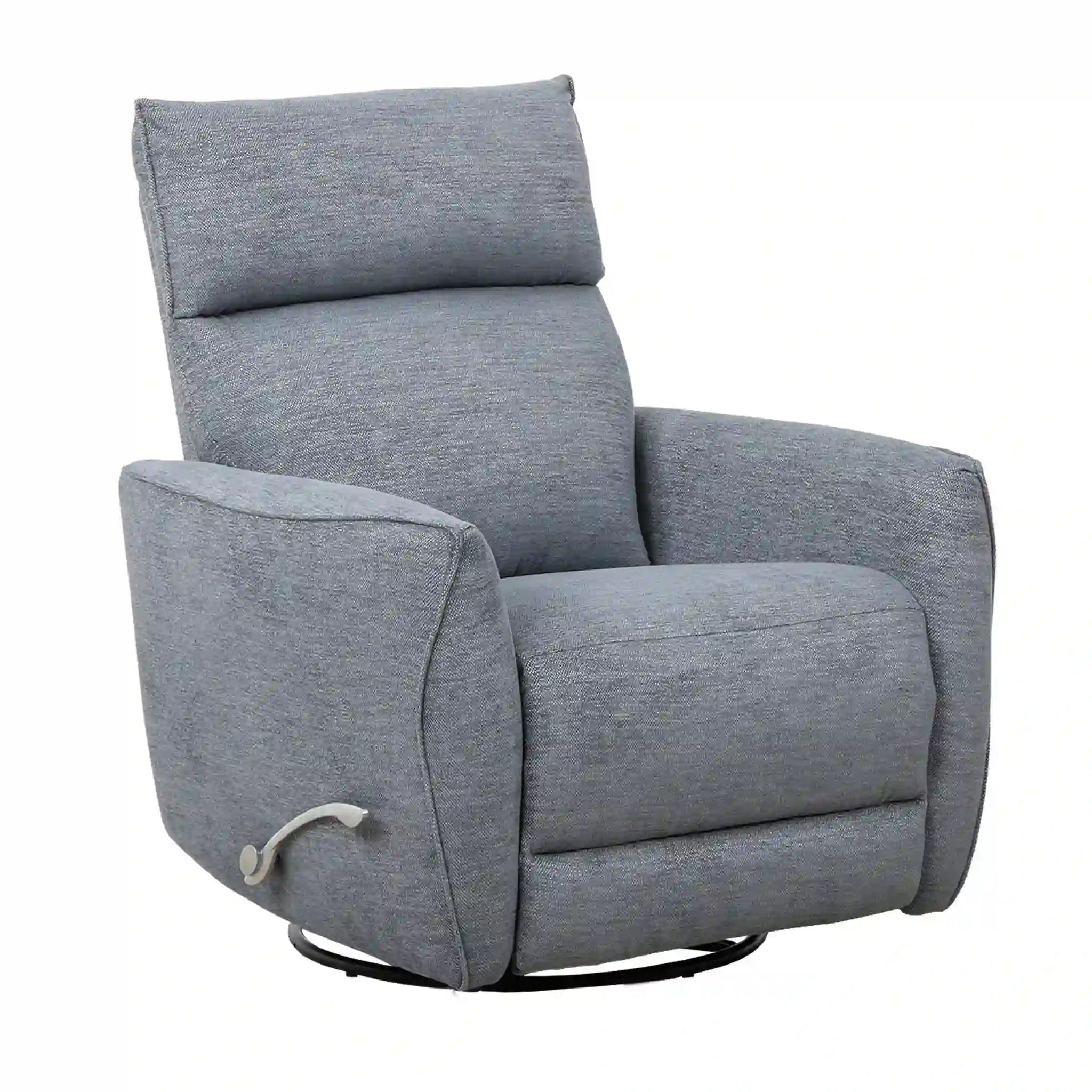 Primo Owen Fauteuil Pivotant Inclinable et Berçant Gris Bayside