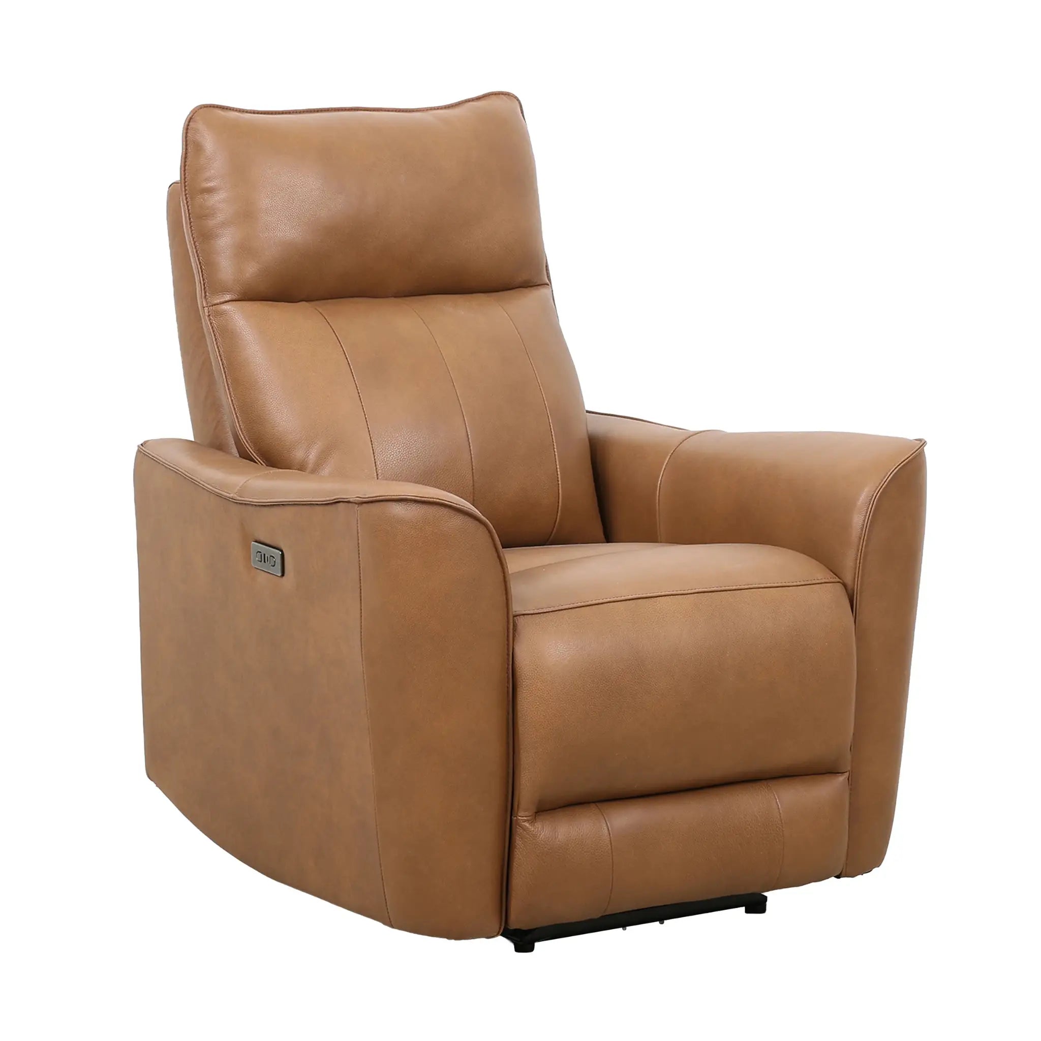 Primo Conrad Fauteuil Inclinable Électrique en Cuir Brun Palermo