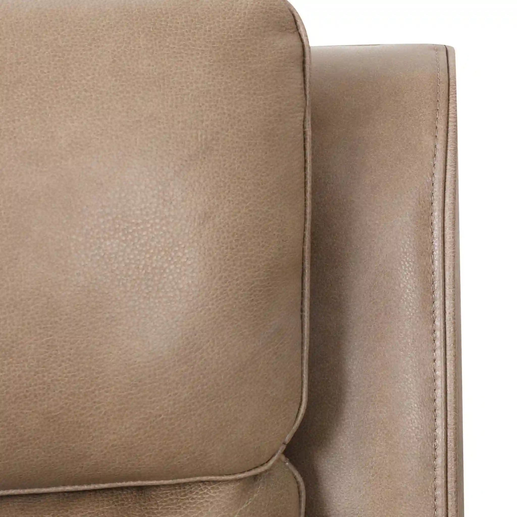 Brindle Fauteuil Berçant Inclinable Électrique Cuir Taupe - Primo