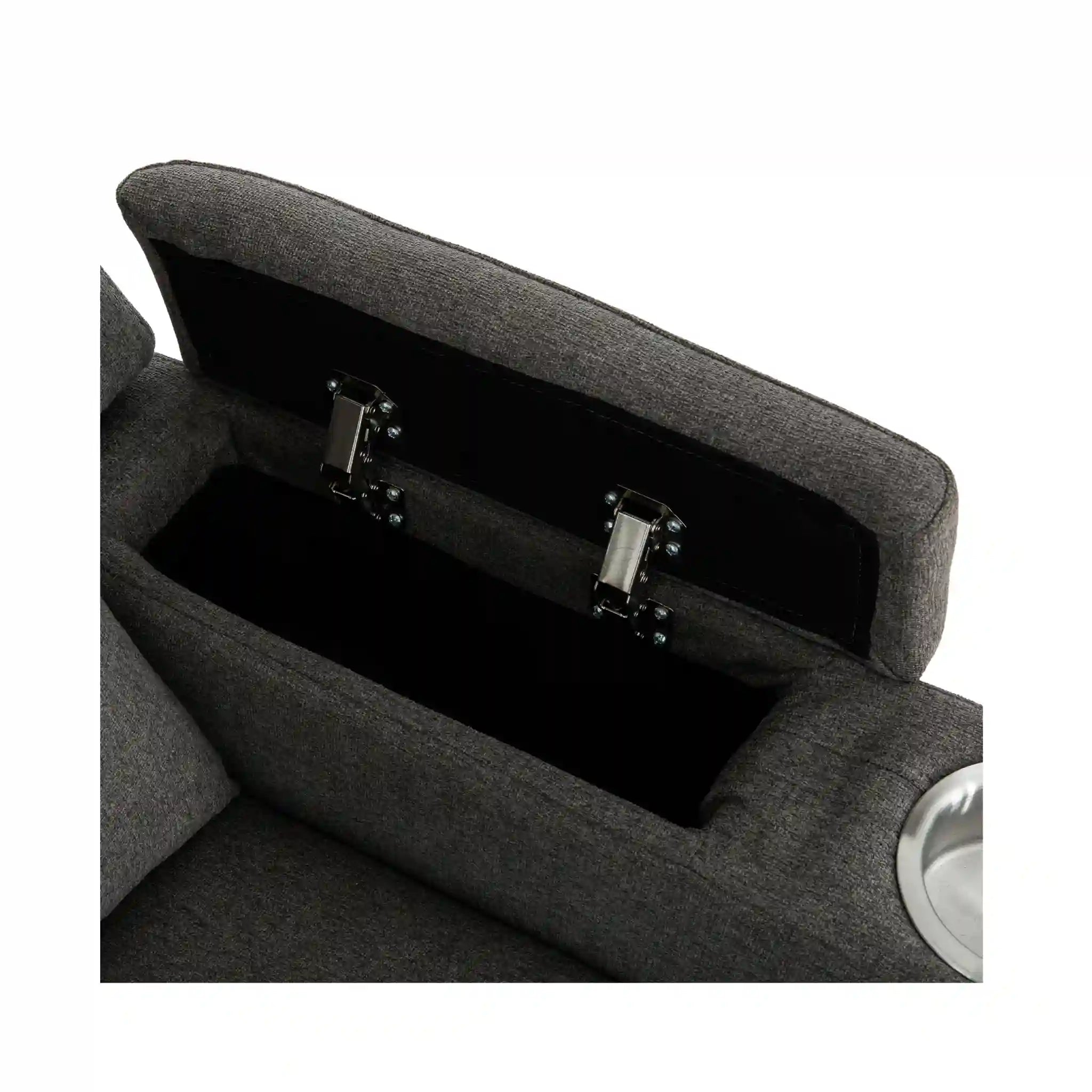 Primo Alfred Fauteuil Inclinable Électrique en Tissu Gris