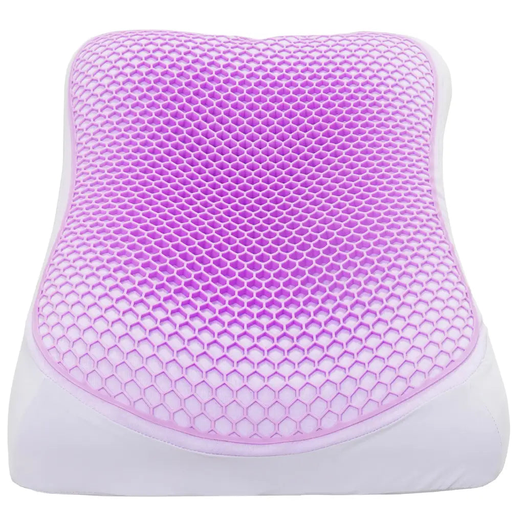 Revive : Pack de 8 Oreillers à Contour et Grille TPE Mauve