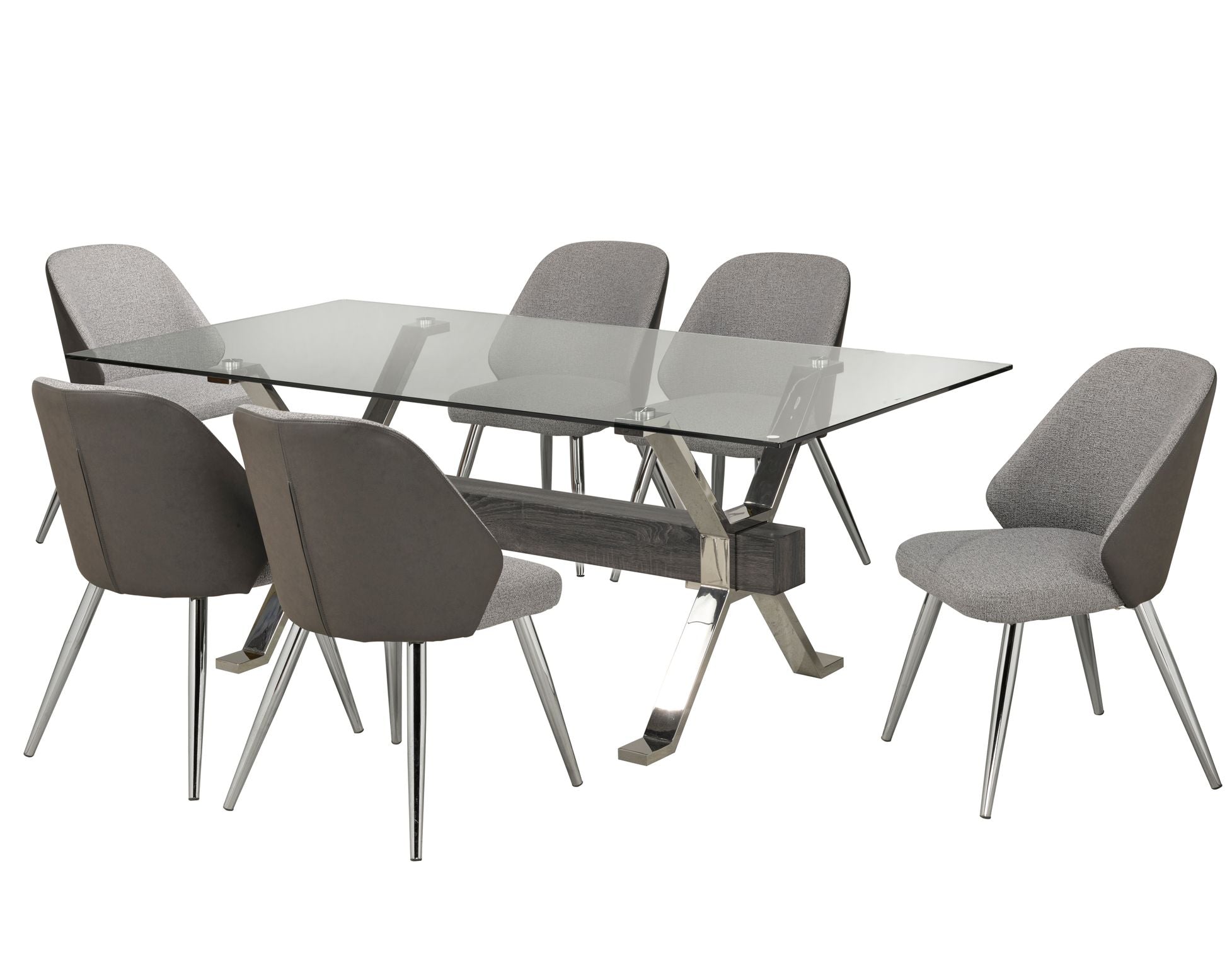 ENSEMBLE DE REPAS - GRIS ( Meuble Mtl )