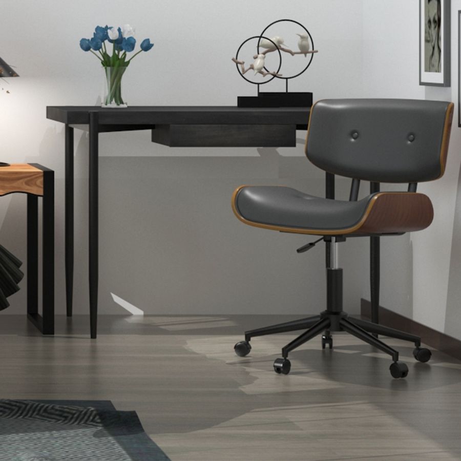 Bureau Navid en gris et noir ( Meuble Mtl )