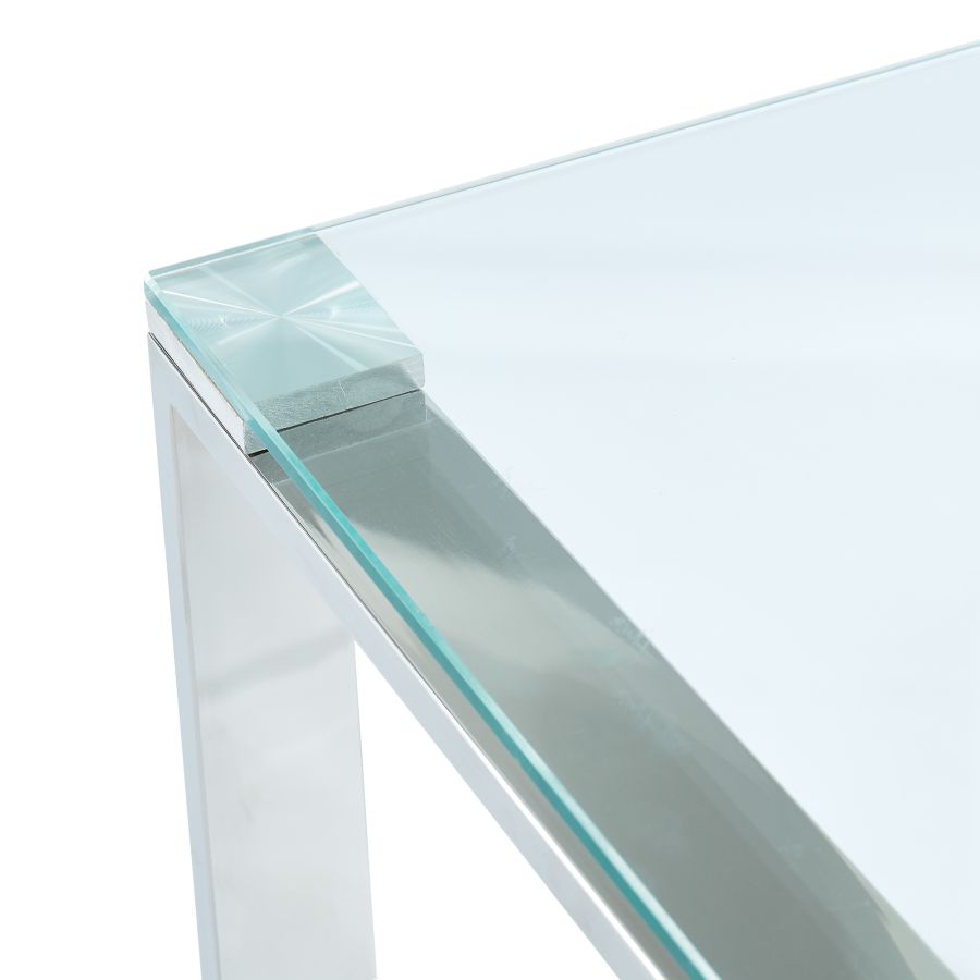 Bureau Zevon en argent ( Meuble Mtl )