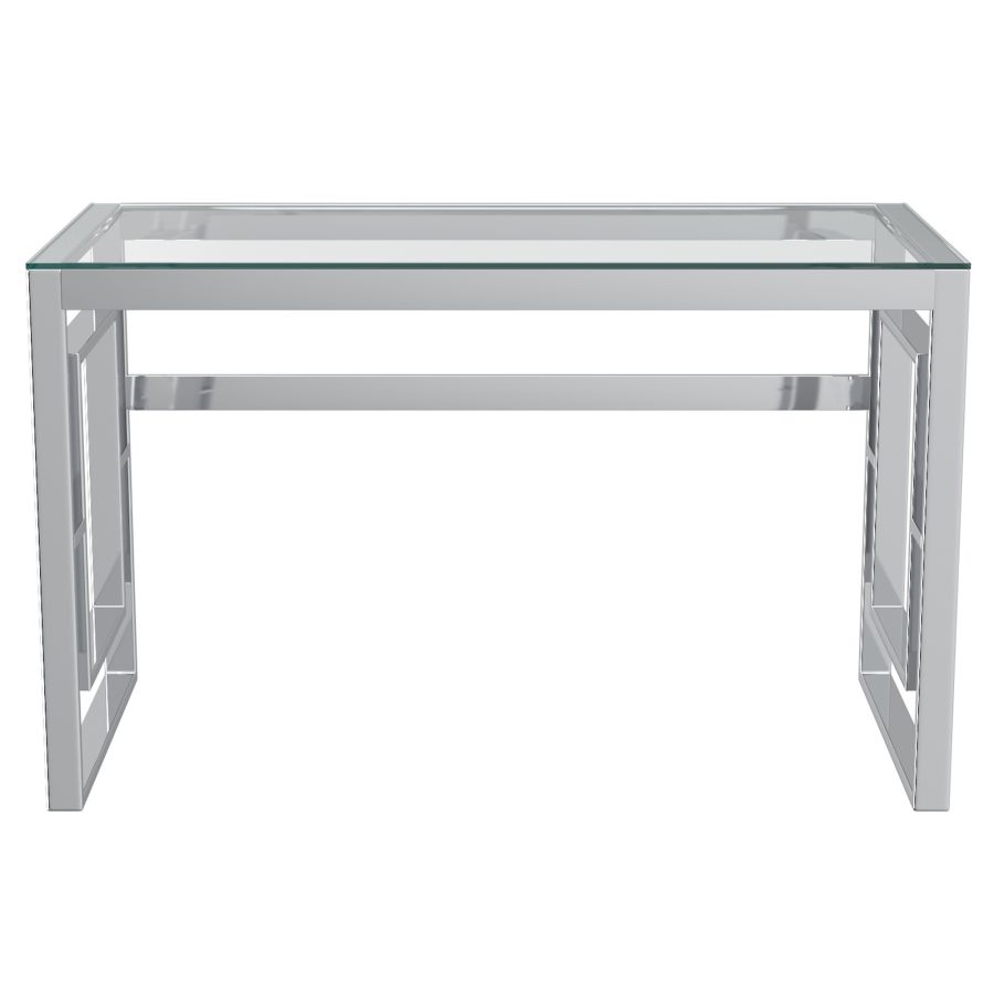 Bureau Éros en argent ( Meuble Mtl )