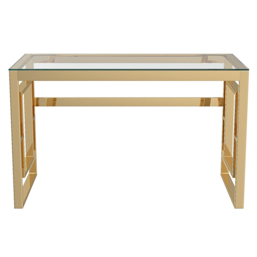 Bureau Éros doré ( Meuble Mtl )