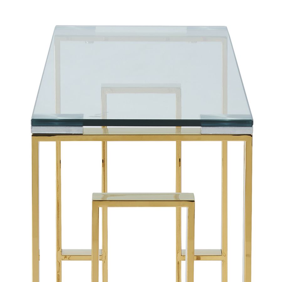 Bureau Éros doré ( Meuble Mtl )