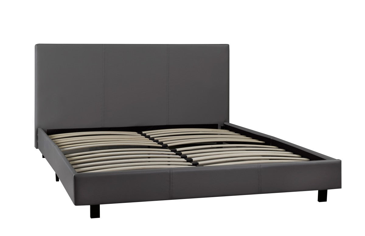 Lit Simple Plateforme et Matelas Certifié CertiPUR-US