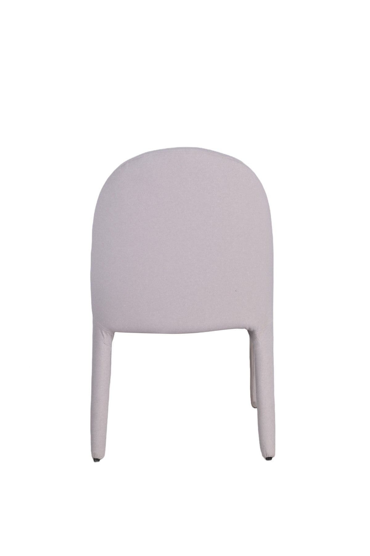 Chaises Dafne en tissu beige | Design incurvé et minimaliste (Set de 2)