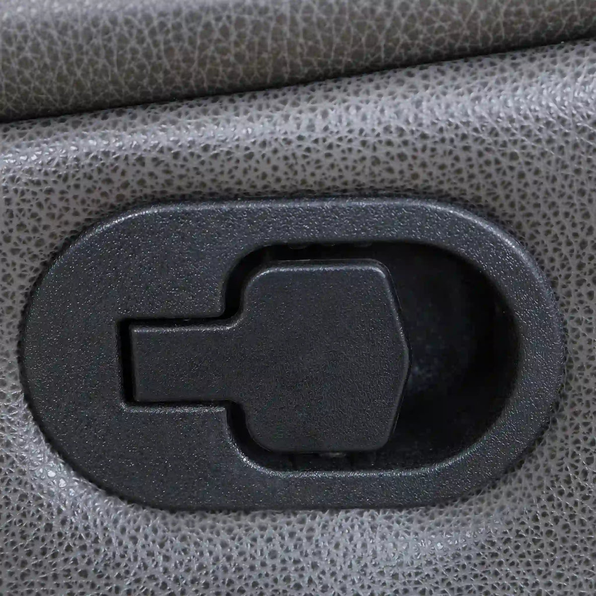 Primo Brindle Fauteuil Pivotant Berçant Inclinable Cuir Anthracite