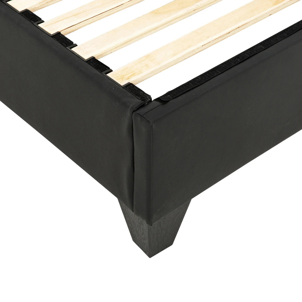 Base EZ Base PU Noir | Plateforme en Faux Cuir