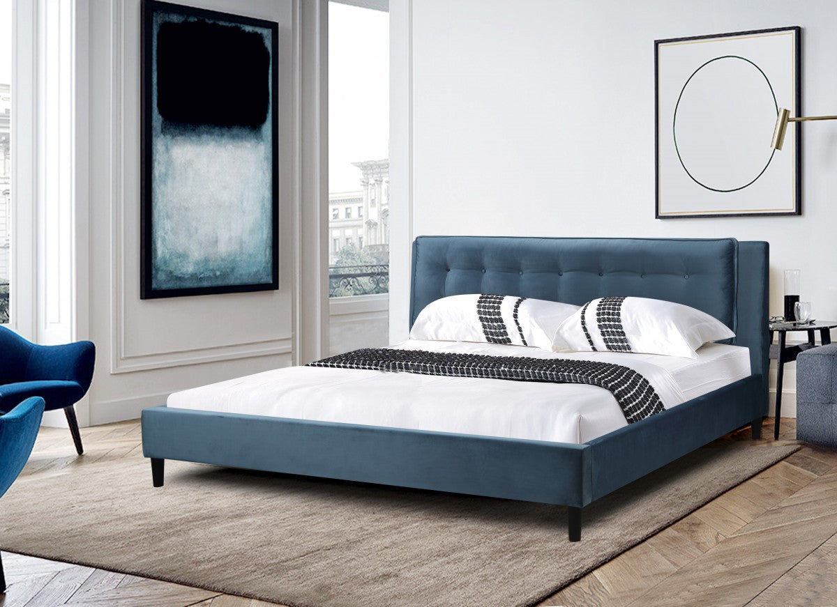 LIT PLATEFORME QUEEN - SARCELLE ( Meuble Mtl )