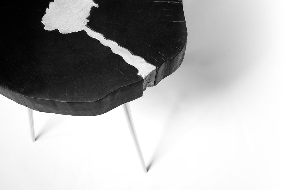 Table d'appoint noire Akis