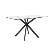 Table de salle à manger LINCOLN noire GY1202RECT