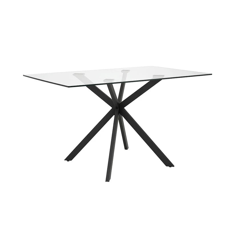 Table de salle à manger LINCOLN noire GY1202RECT
