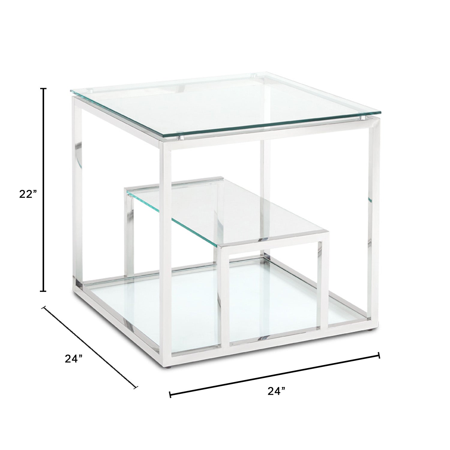 Table de bout Barolo : Argent