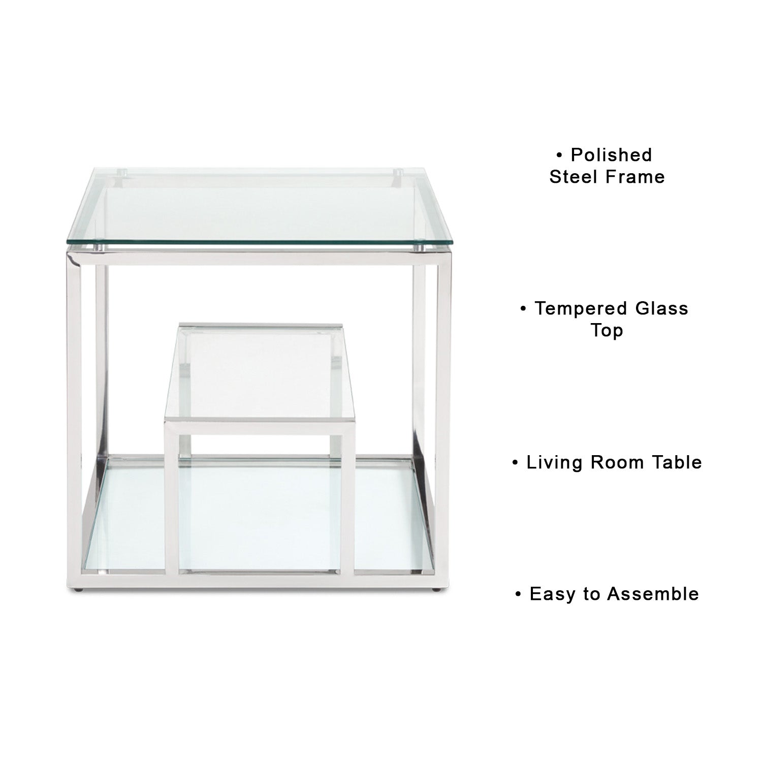 Table de bout Barolo : Argent