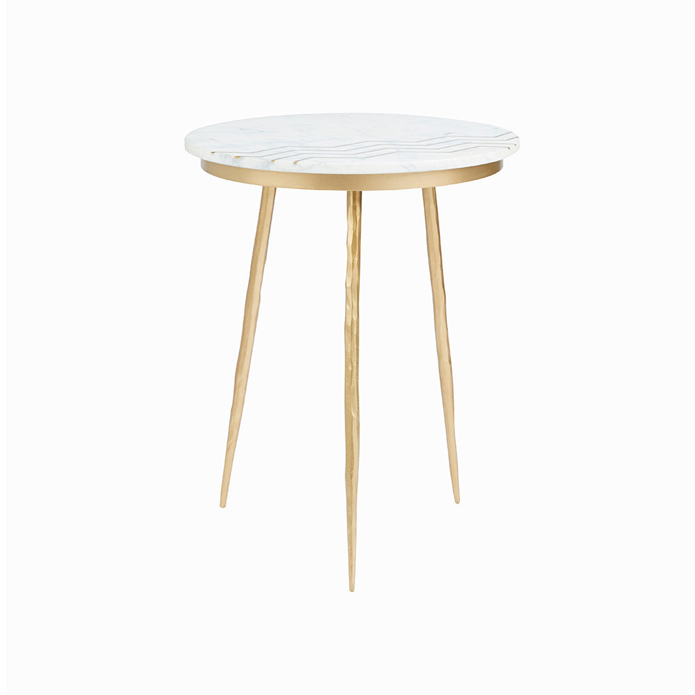 Tables de bout Belvin : marbre blanc