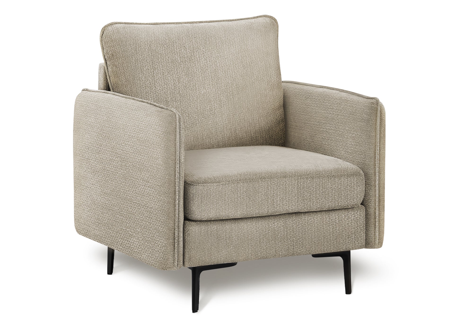 CHAIR - 32"L / BEIGE FABRIC #COACH-4  :8K11C04