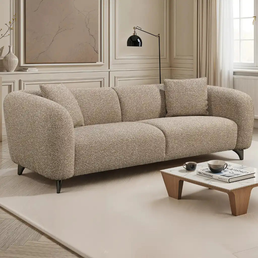 Canapé Lido brun for a living room 