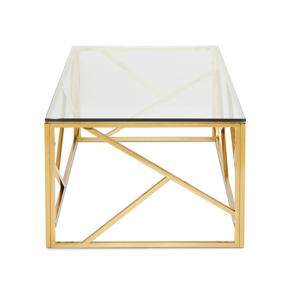 Table basse Carole dorée