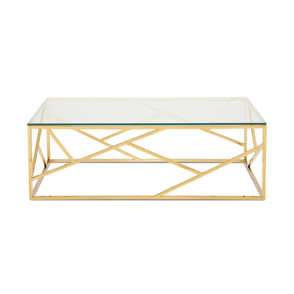 Table basse Carole dorée