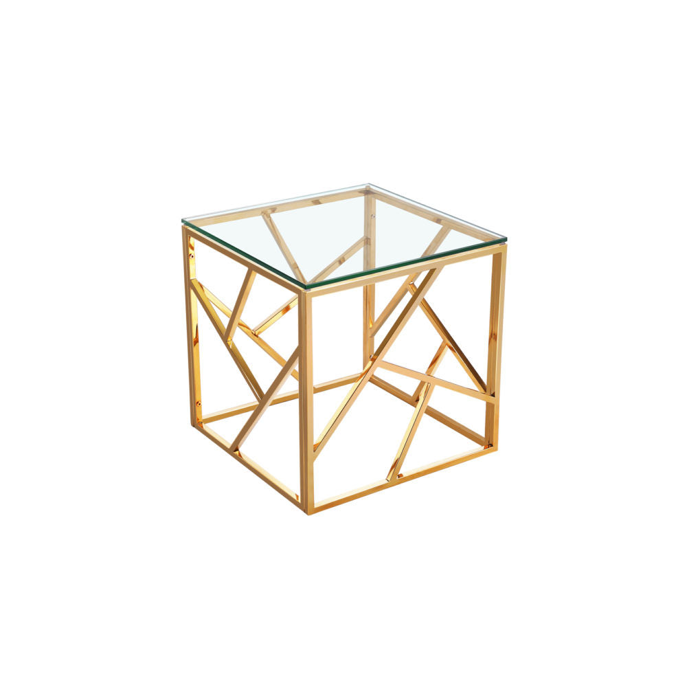 Table de bout Carole : Or