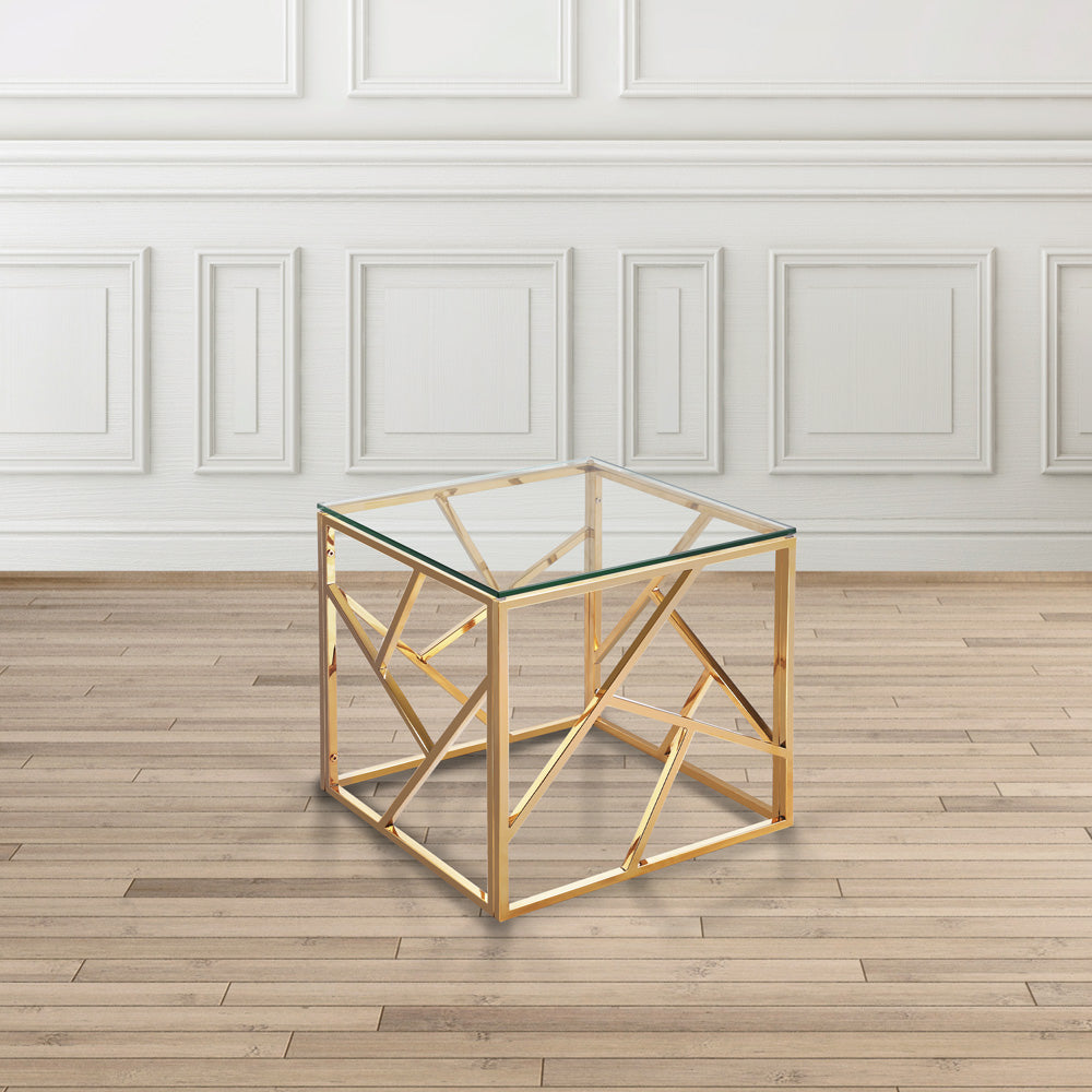 Table de bout Carole : Or