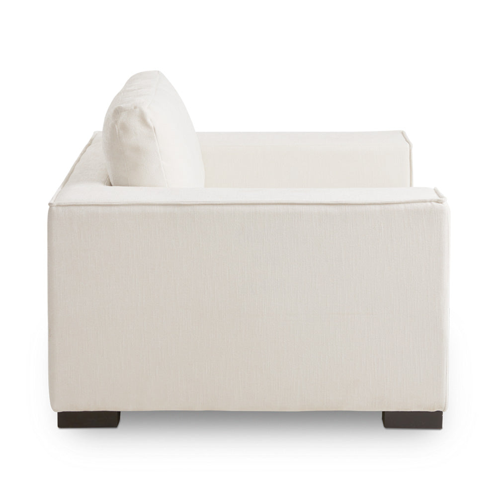 Fauteuil d'appoint Grant : ivoire