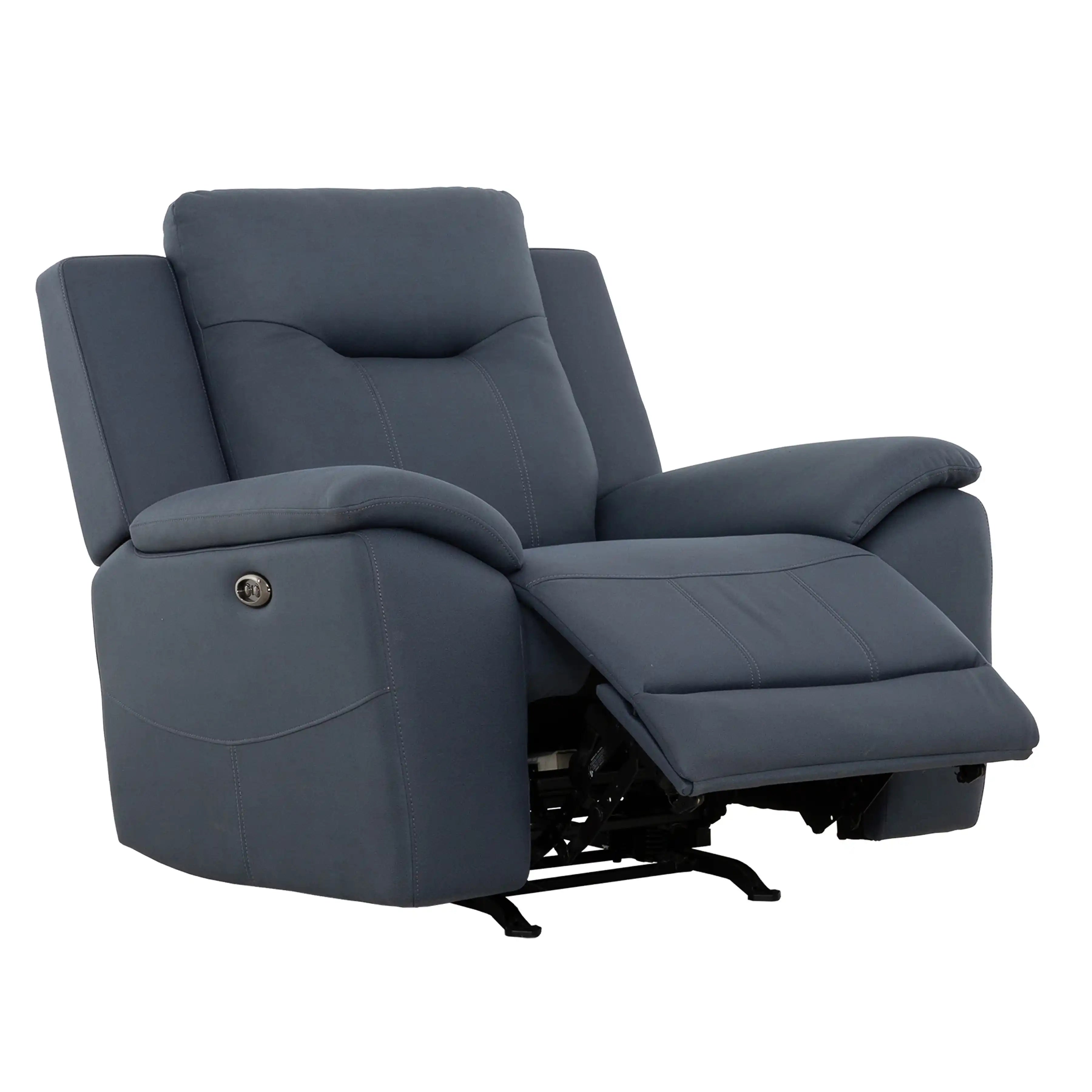 Charell : Fauteuil Inclinable Motorisé Bleu Jaxxon