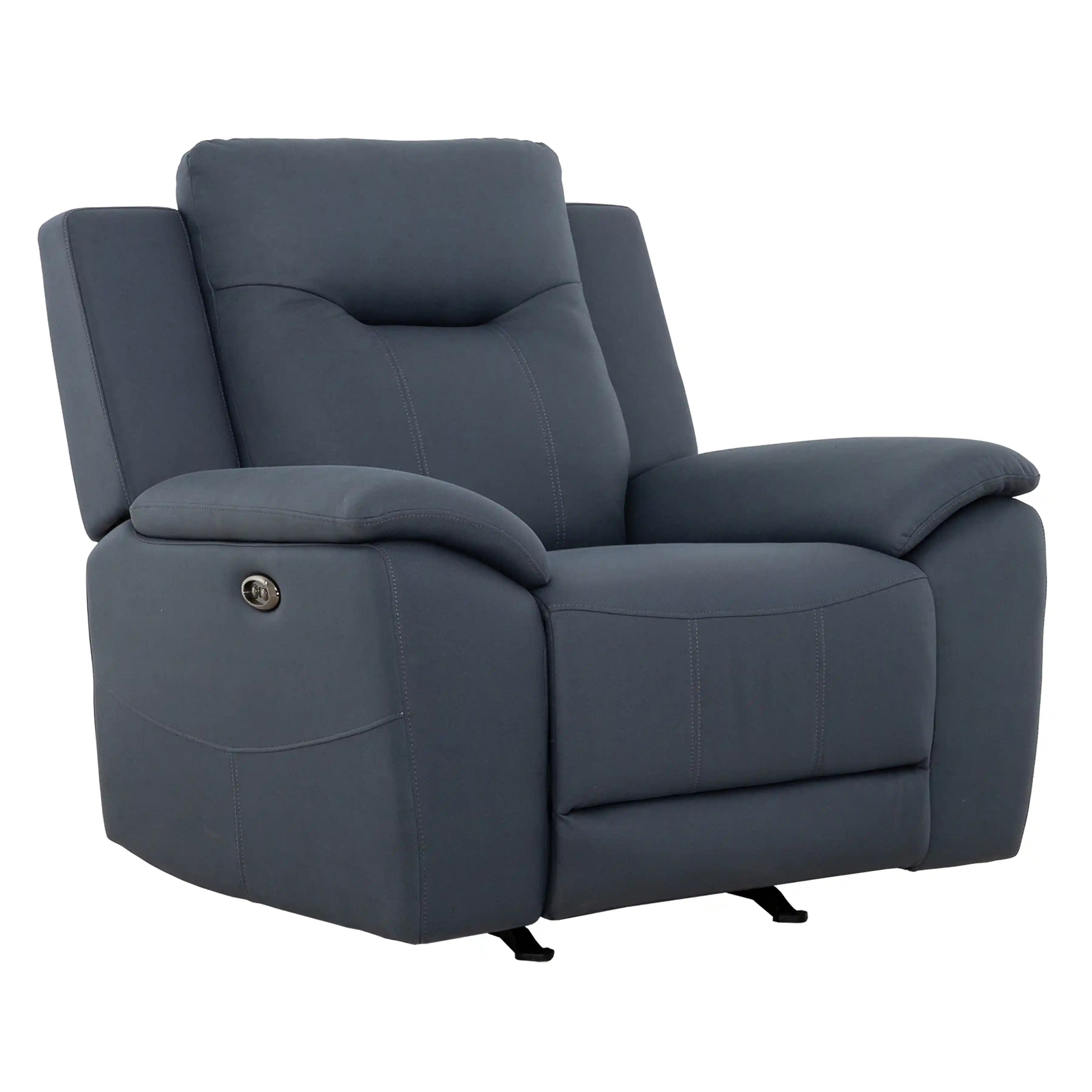Charell : Fauteuil Inclinable Motorisé Bleu Jaxxon