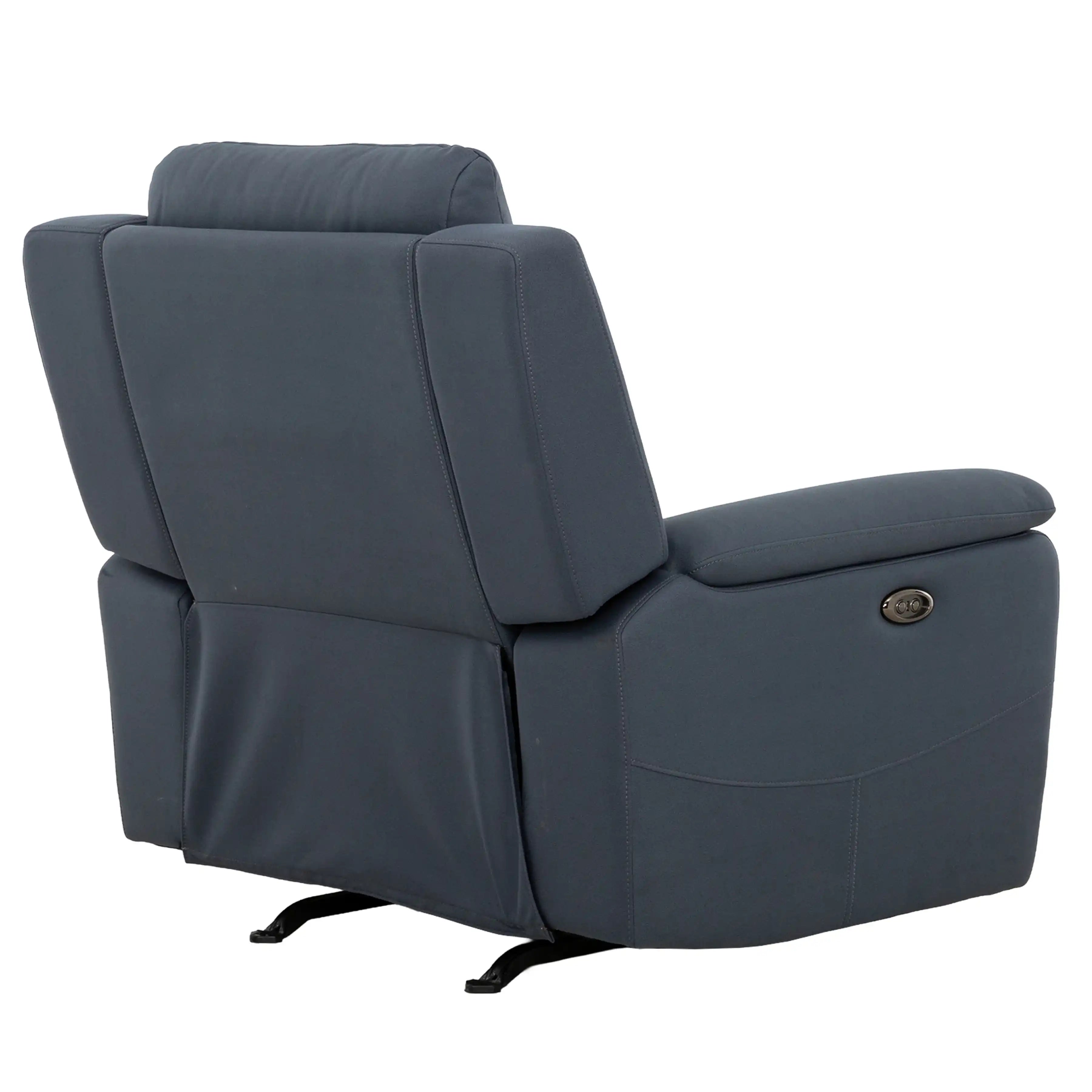 Charell : Fauteuil Inclinable Motorisé Bleu Jaxxon