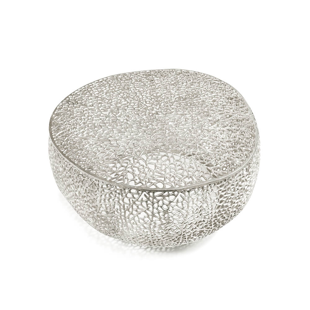 Table basse Dolce en argent