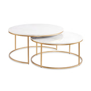 Tables basses gigognes Amelia : (lot de 2)
