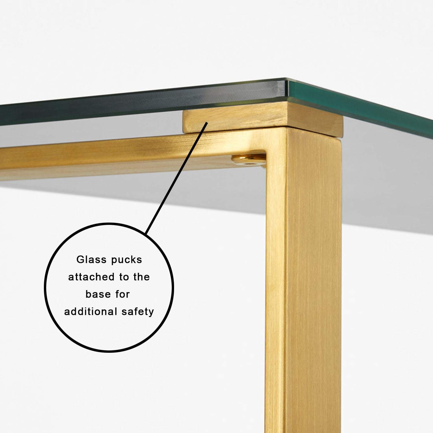 Table console David dorée