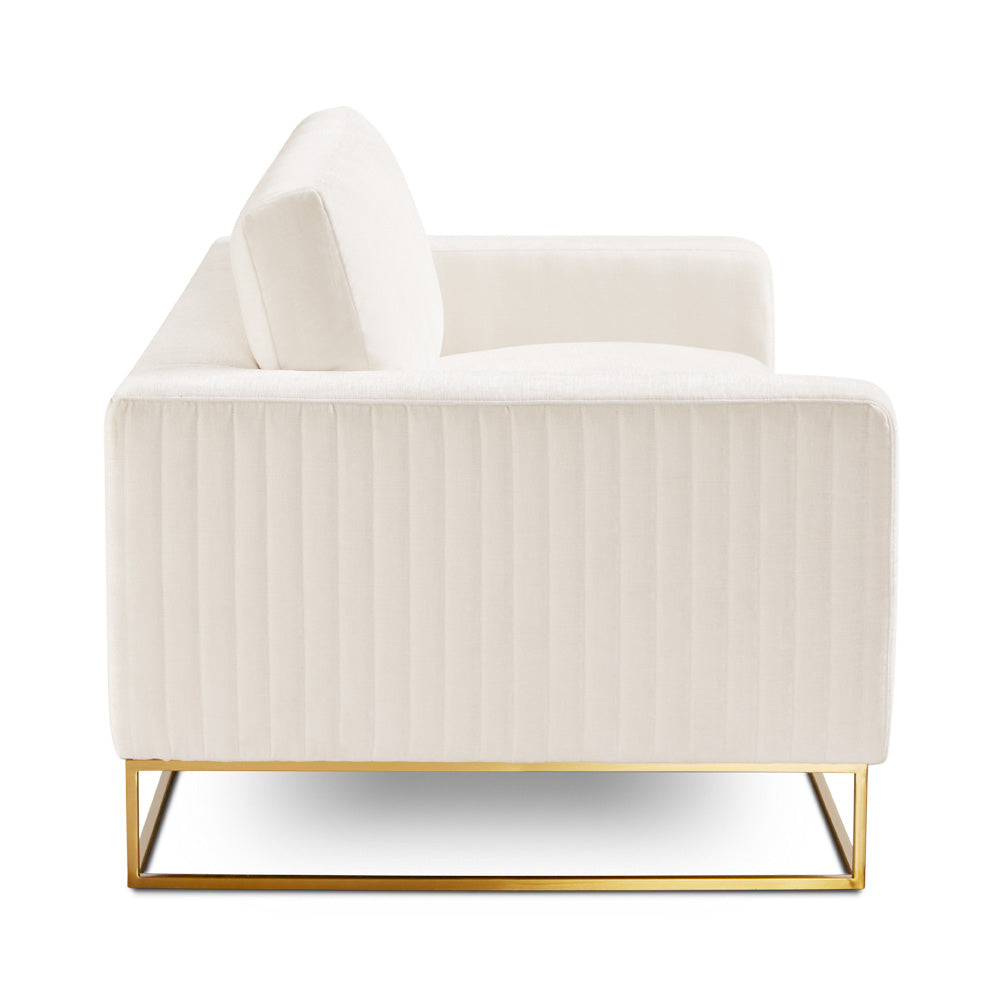 Causeuse Franklin Gold : Contessa Vanille