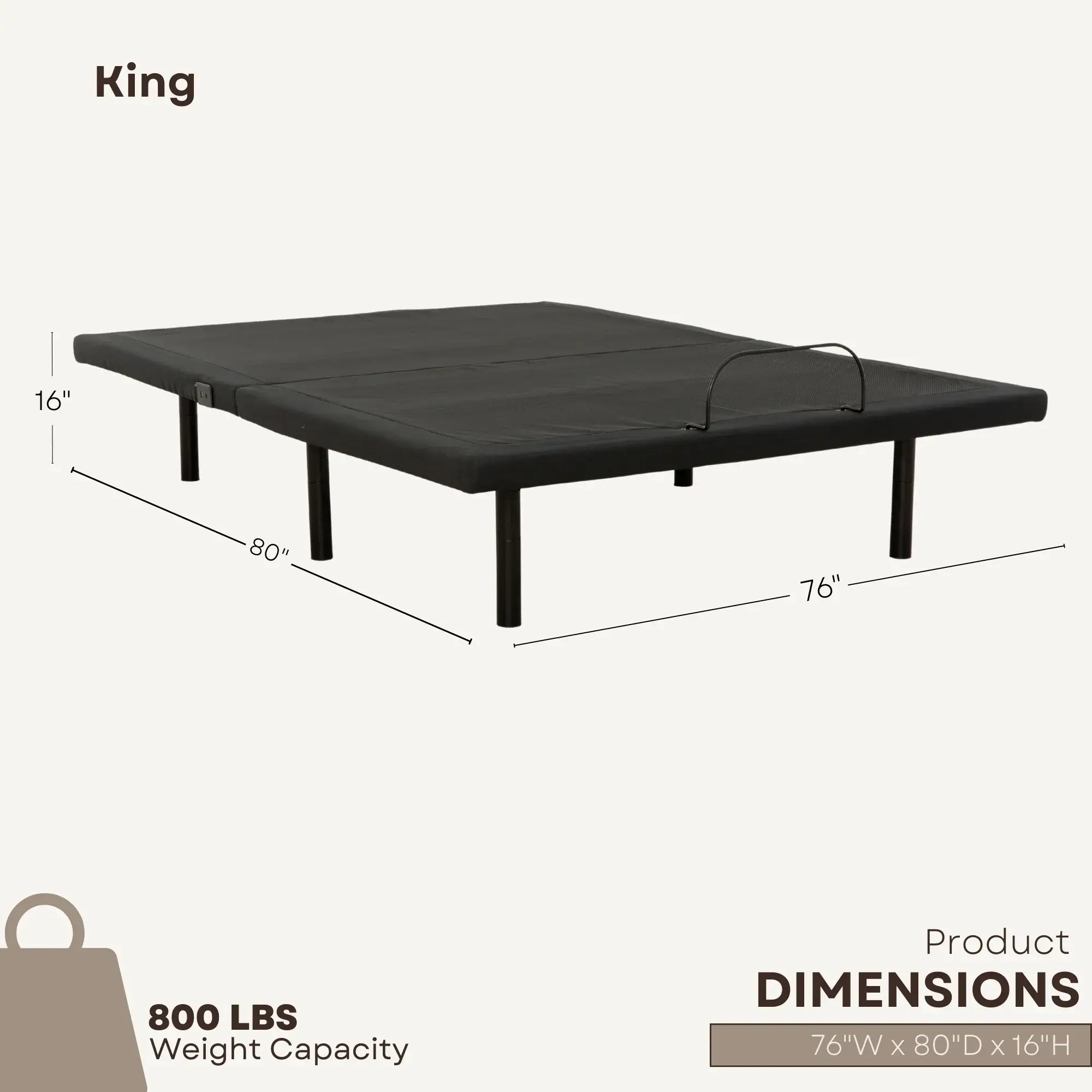 Base Ajustable Cruz | Zero Gravity & USB | Bellview