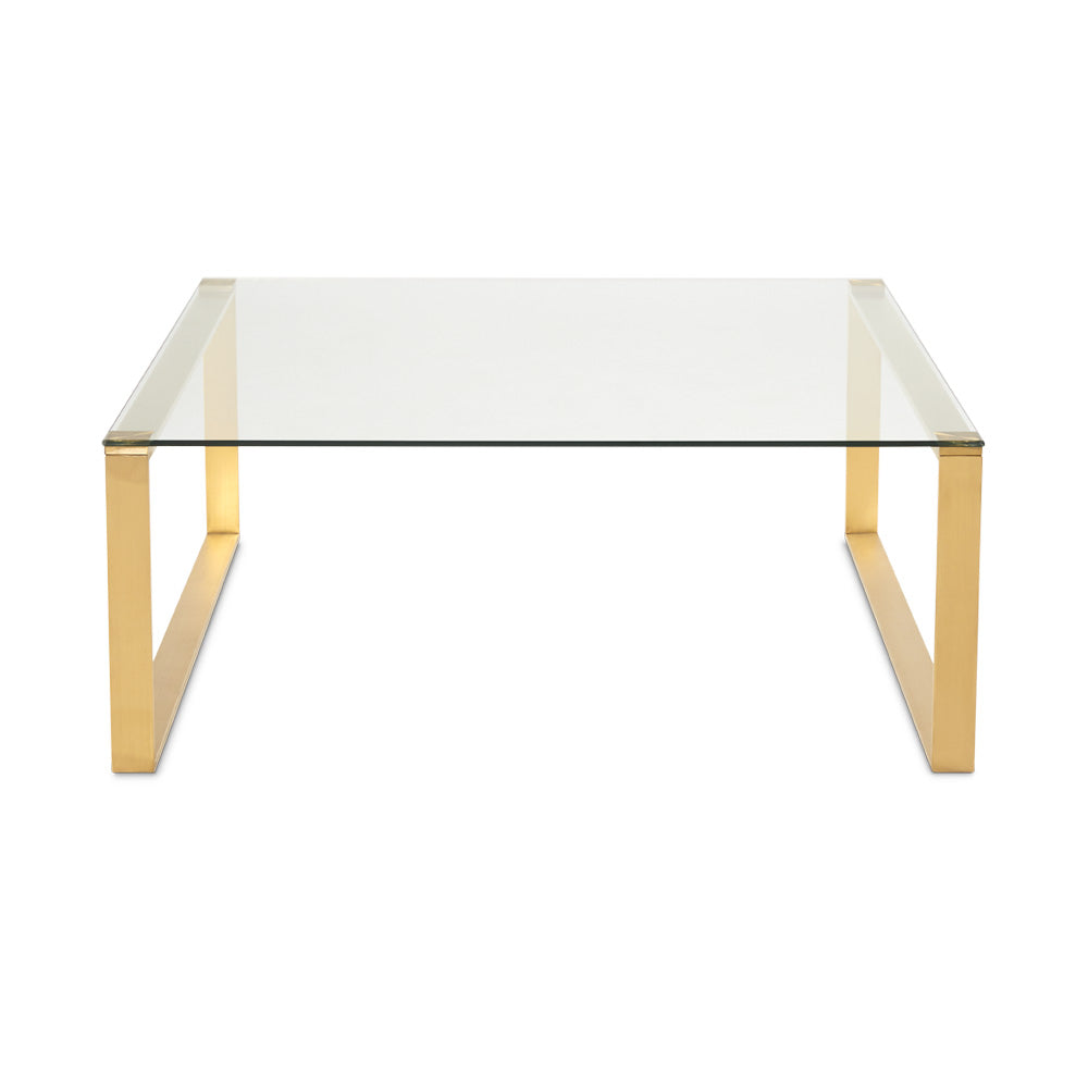 Table basse David Gold : Carrée