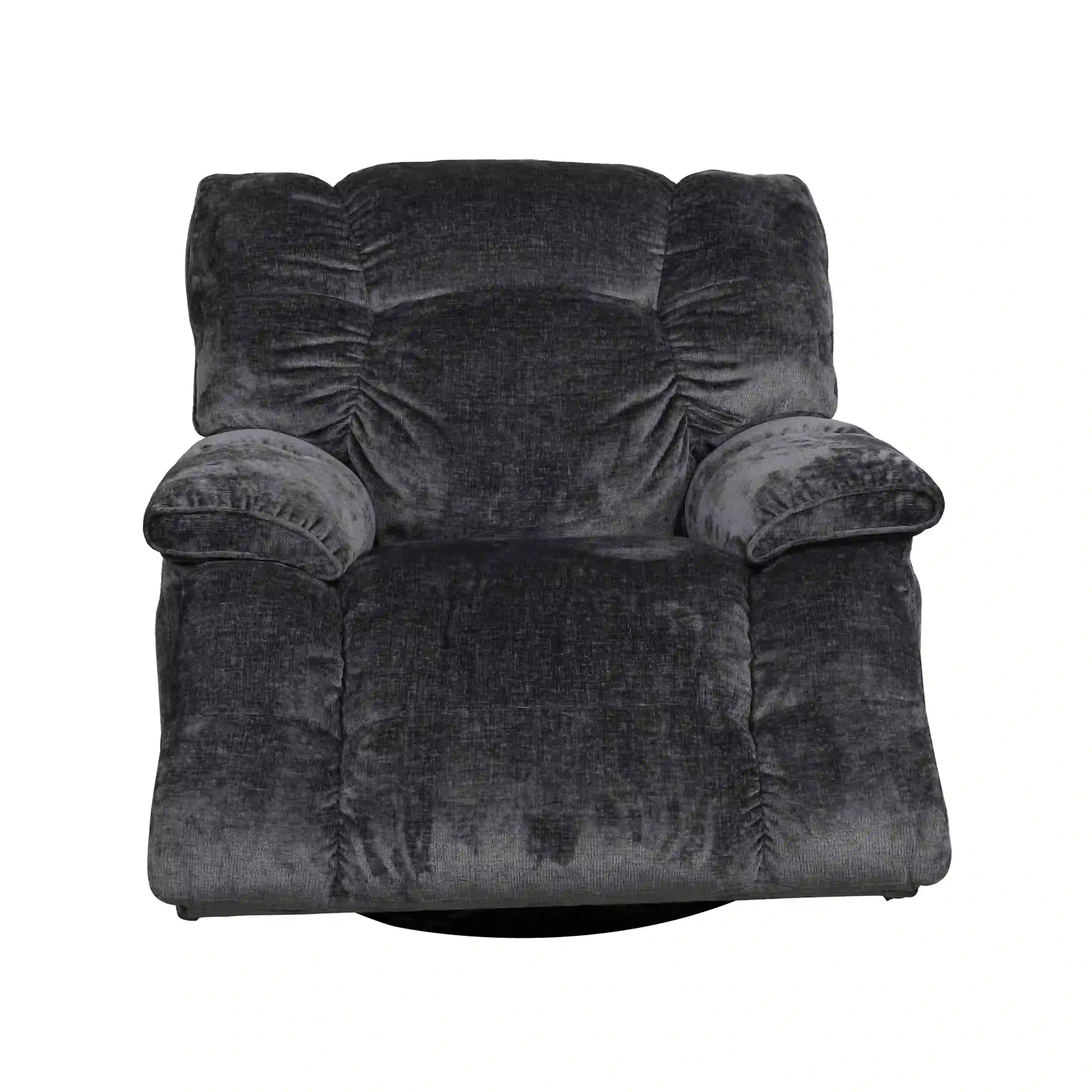 Fauteuil Denton : Massage et Pivot 360° Gris