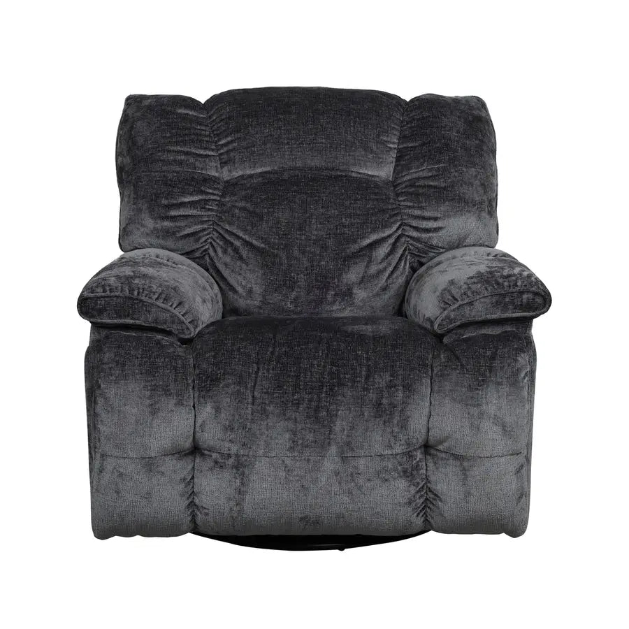 Fauteuil Denton : Massage et Pivot 360° Gris