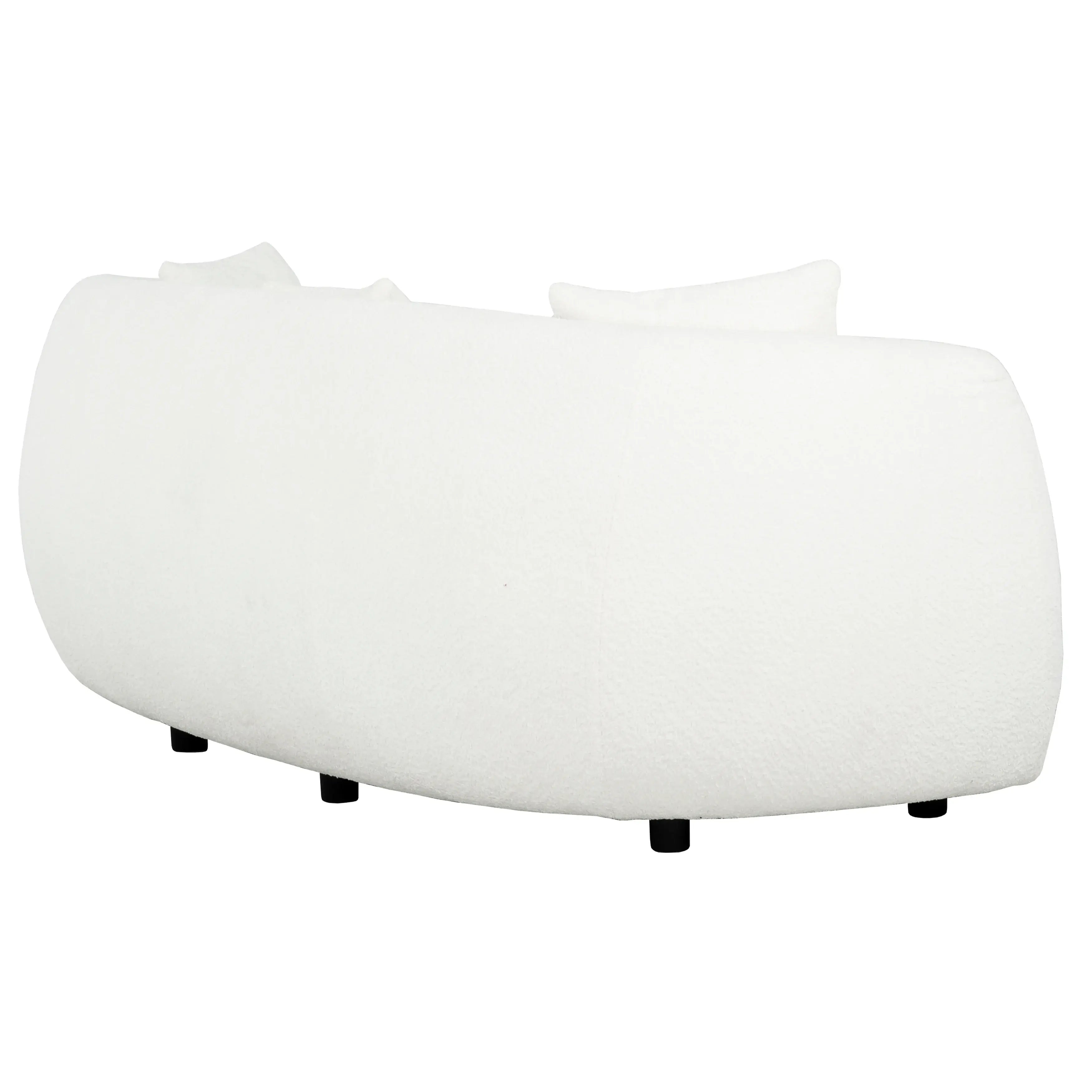 Sofa Diana en bouclé ivoire – Confort moderne et doux