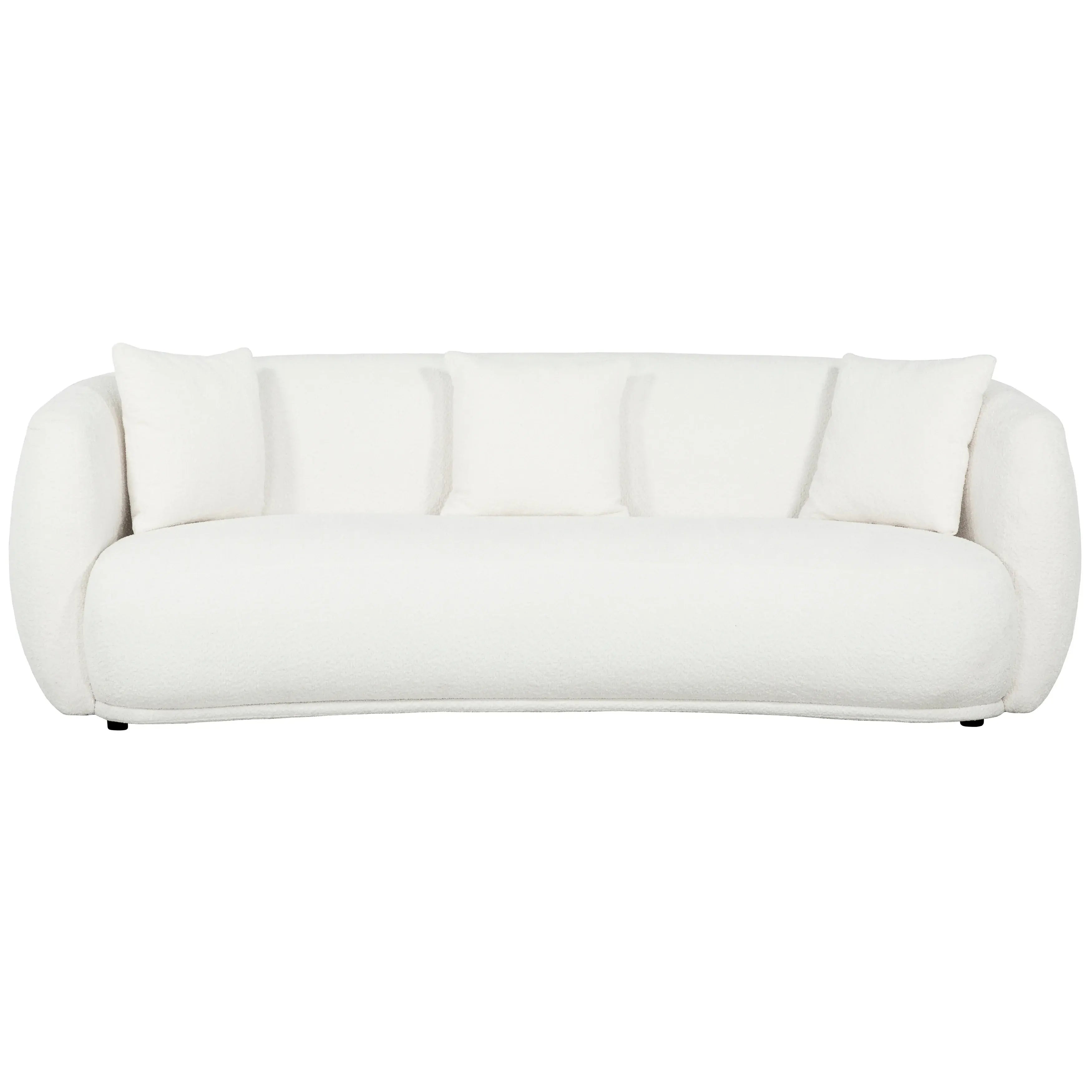 Sofa Diana en bouclé ivoire – Confort moderne et doux