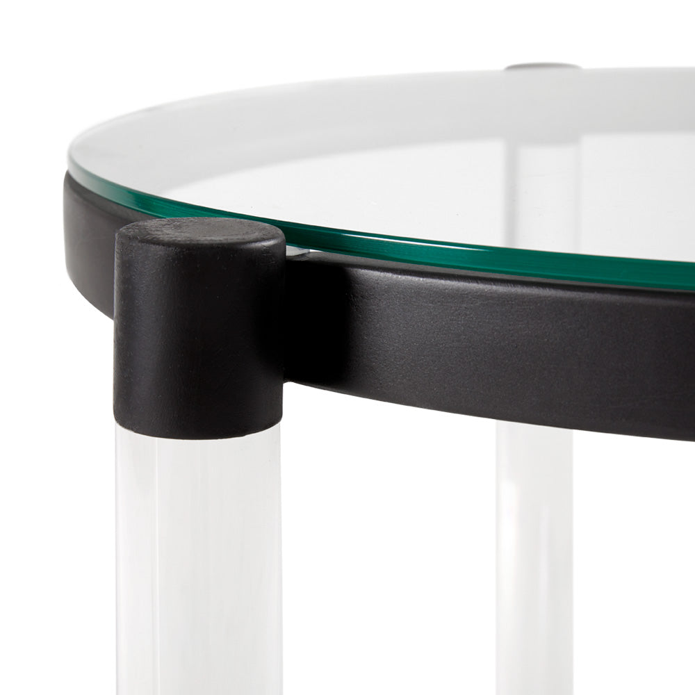 Table de bout noire Paloma