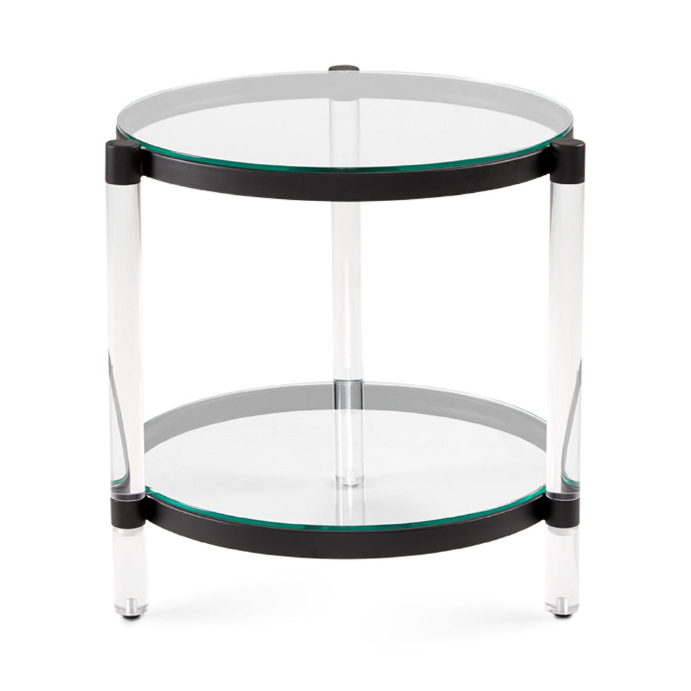 Table de bout noire Paloma