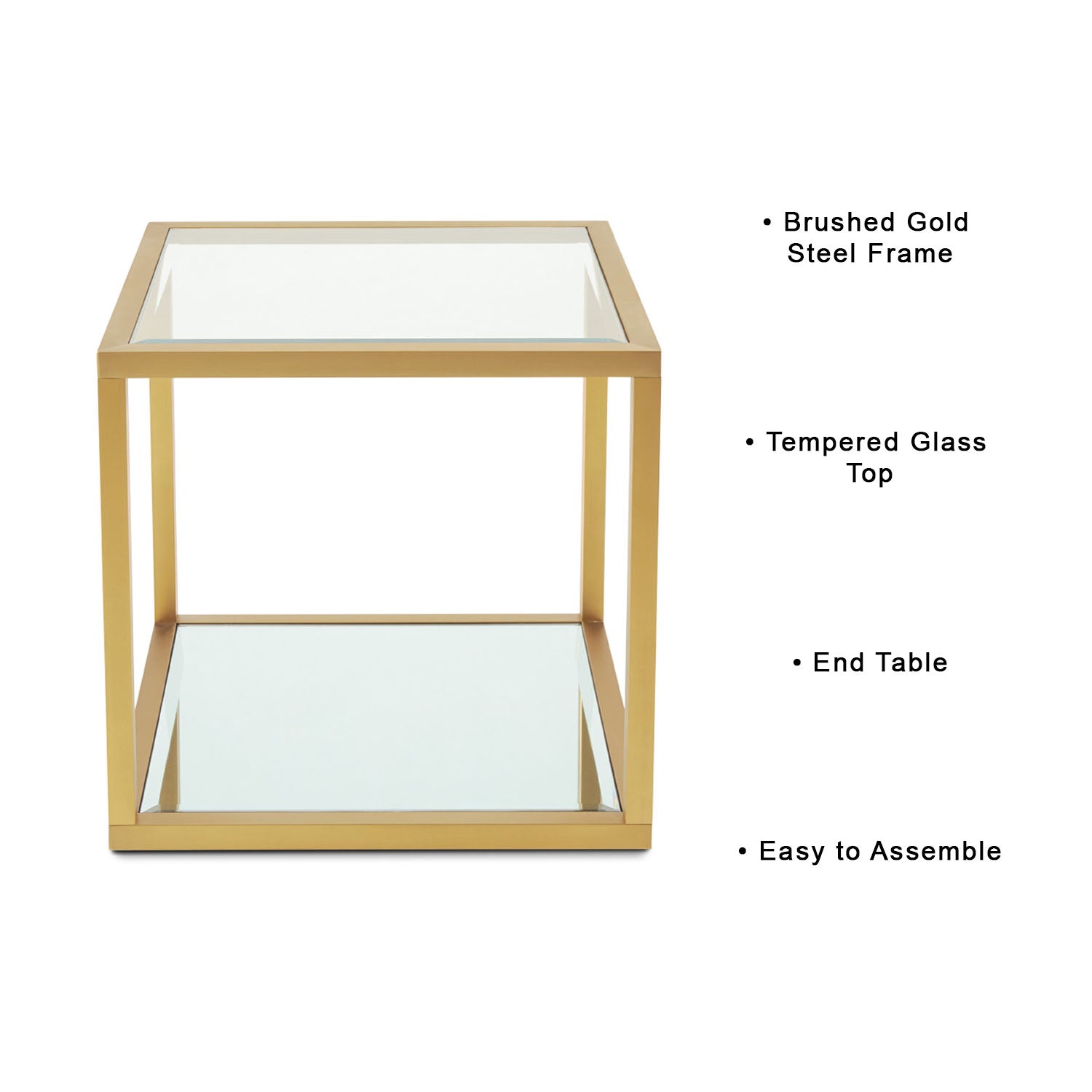 Table de bout caspienne : ou