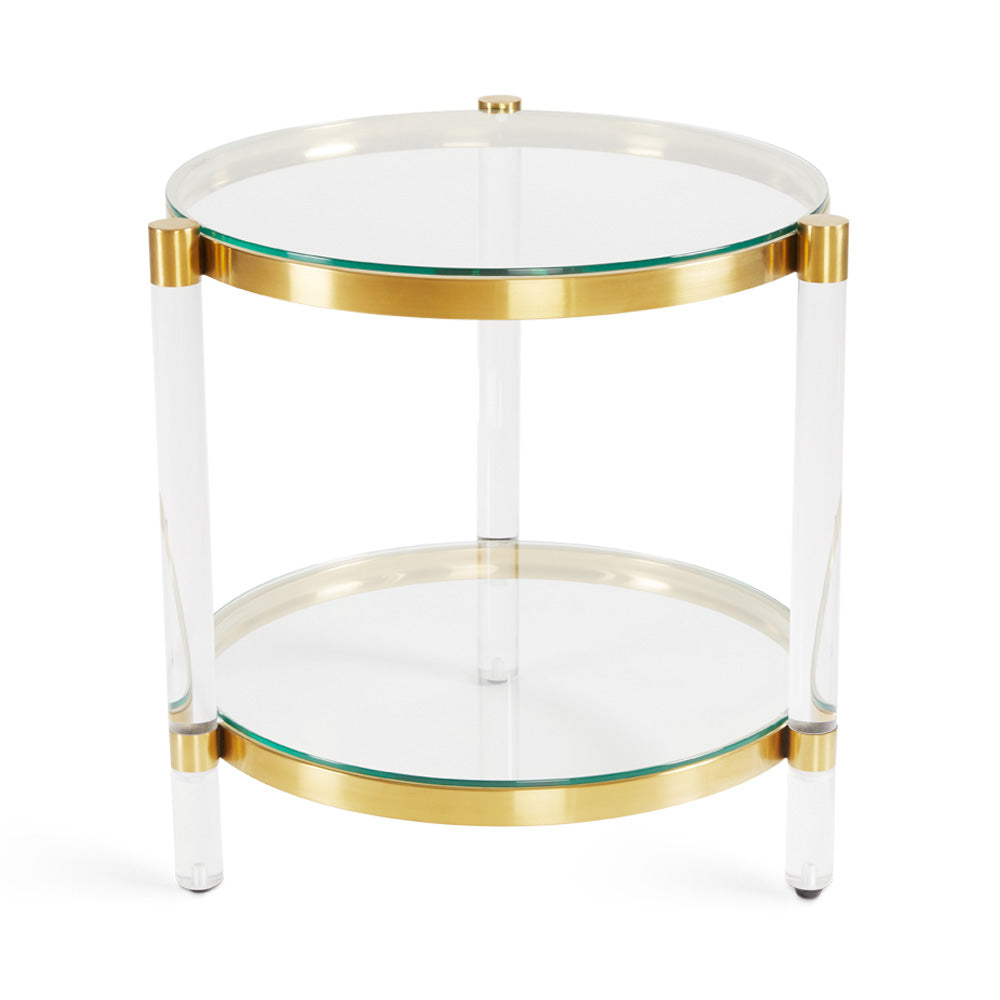 Table de bout dorée Paloma