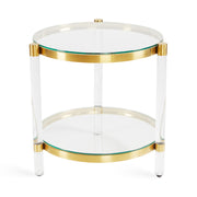 Table de bout dorée Paloma