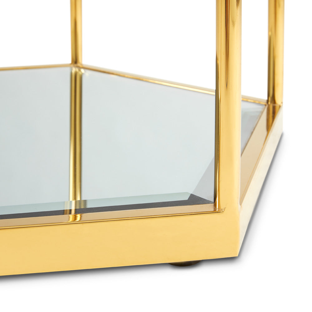 Table de bout dorée Swainson