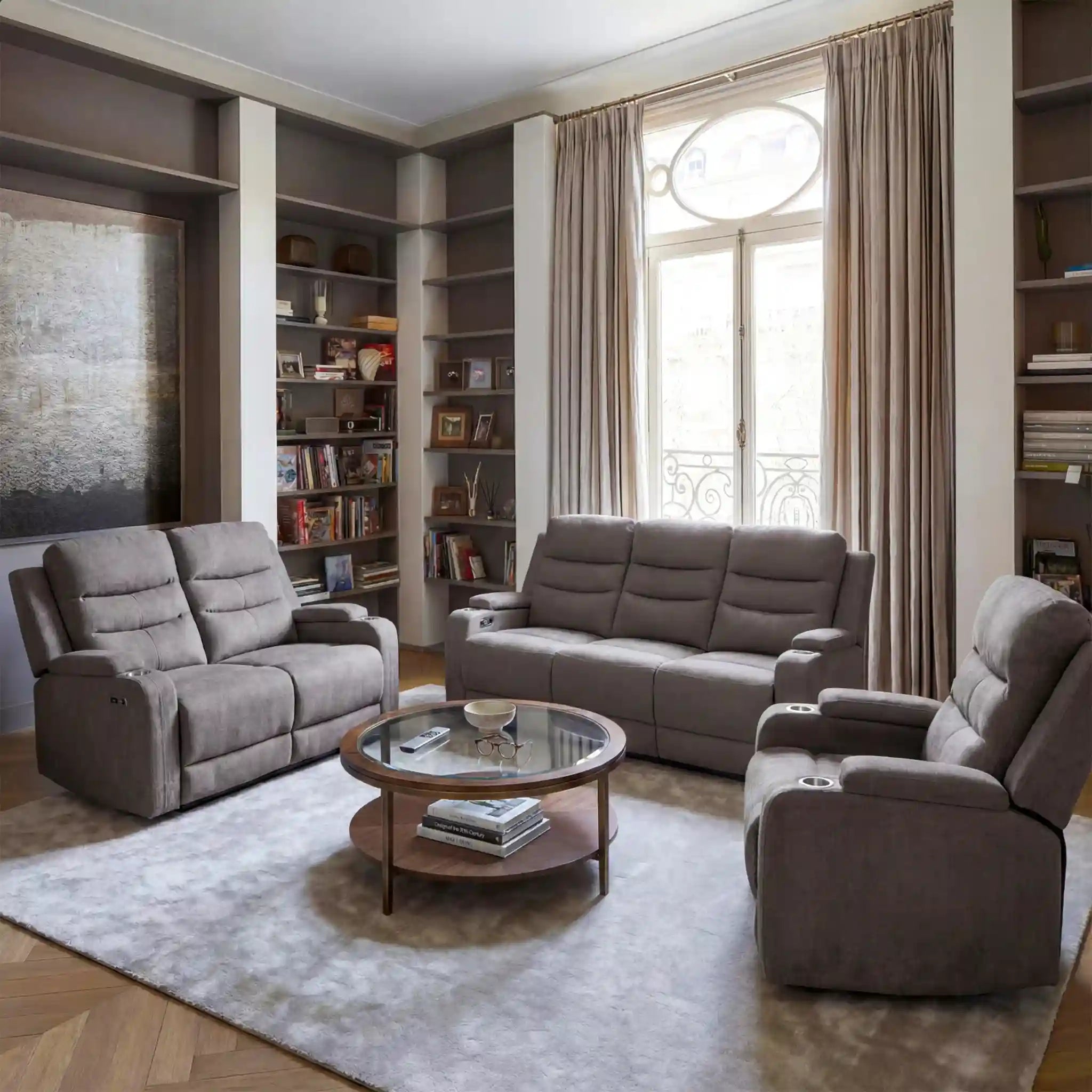 Fauteuil Inclinable Électrique gris